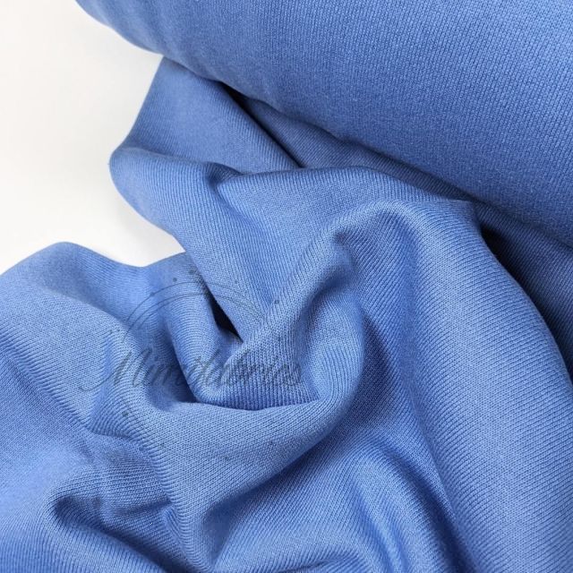 "Cloud Fleece" - Bamboo Cotton Blend - Mykonos Blue (Col. 16)