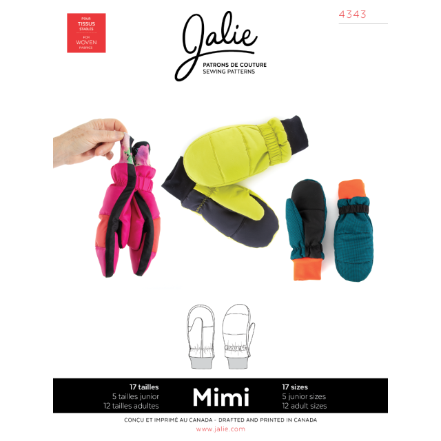 MIMI Insulated mittens by Jalie #4343