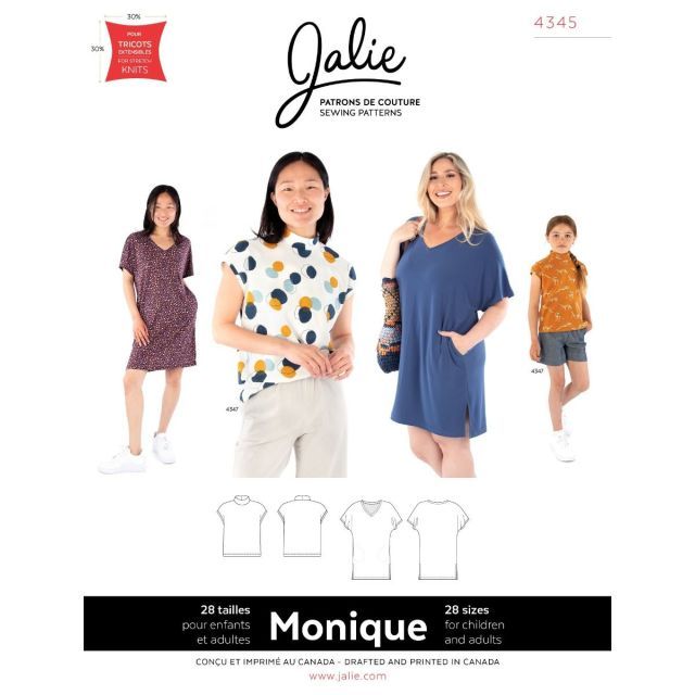 MONIQUE Dress and top 4345 by Jalie