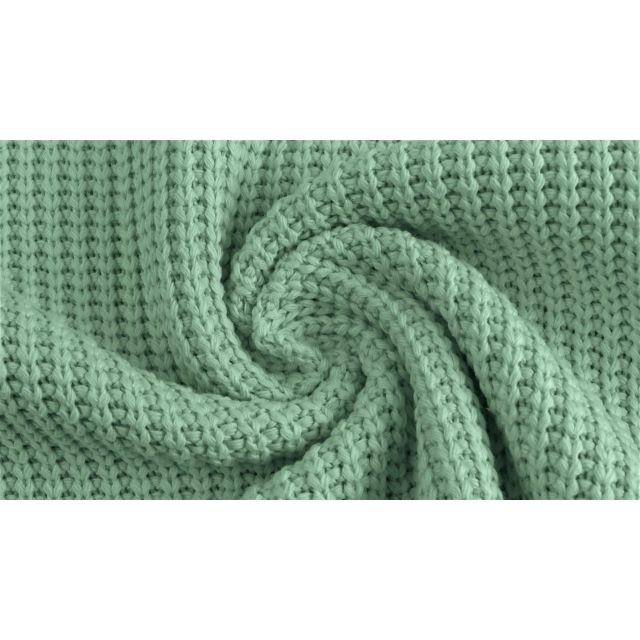 Chunky Sweater Knit "Pearl" - Seafoam Green