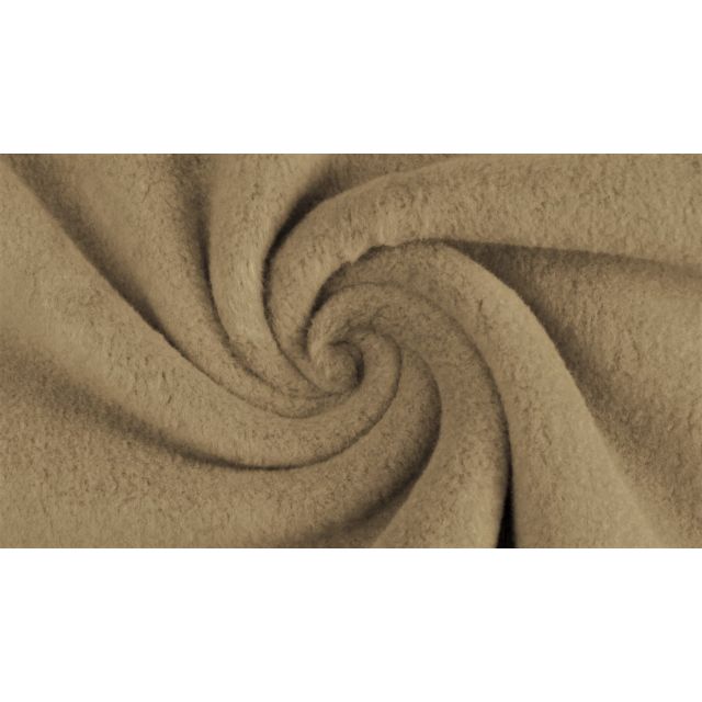 "Marshmallow" Cotton Fleece -  Taupe