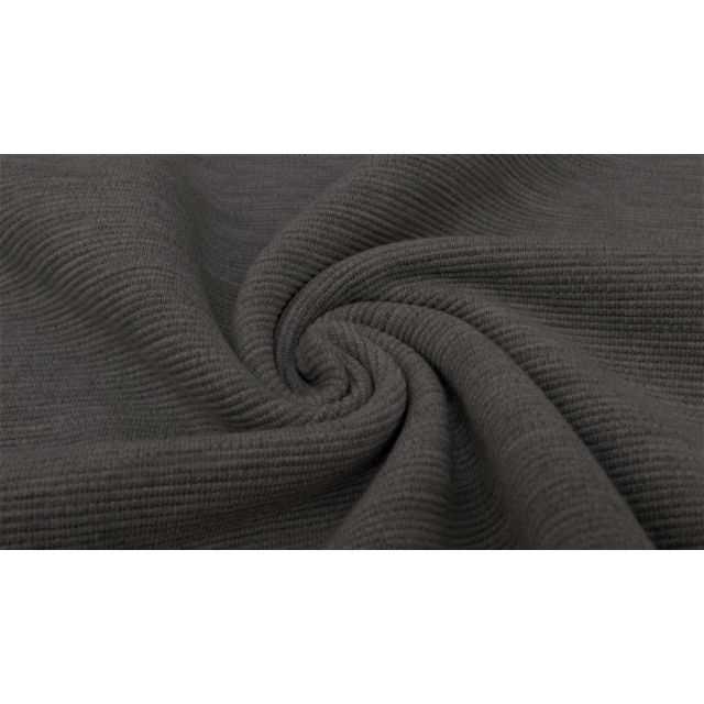 Ottoman Knit - Dark Grey Melange col. 168