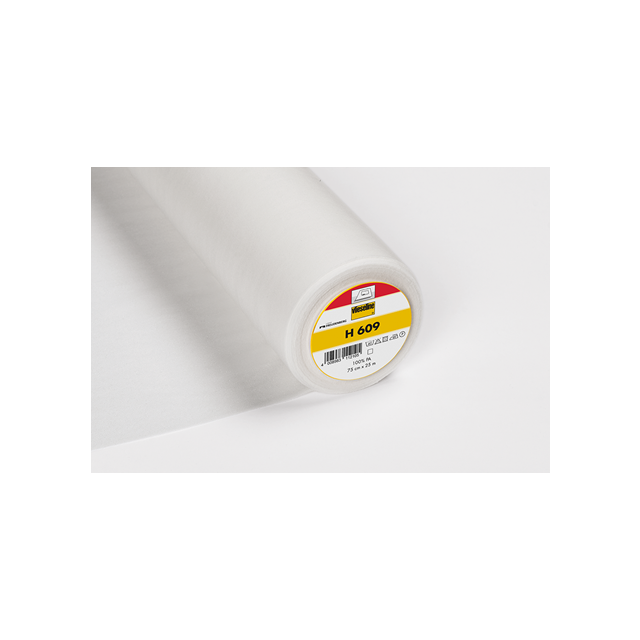 H609 Lightweight Knit Interfacing 100% PA- Fusible - White - Vlieseline