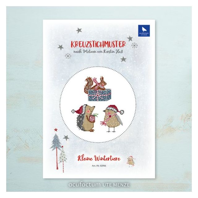 Cross Stitch Pattern - Little Winter Animals by Acufactum (Printed)