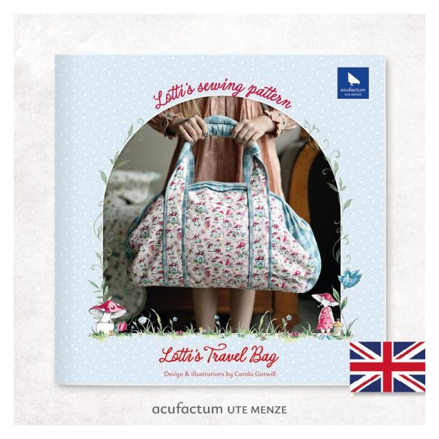 Sewing Pattern- Lottis Travel Bag by Acufactum (Printed)