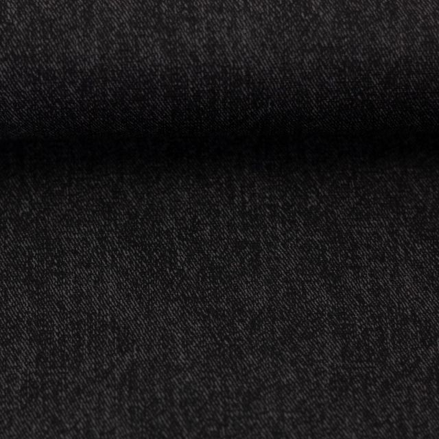 "NEPTUN" Denim Look Faux Leather - Black by SWAFING