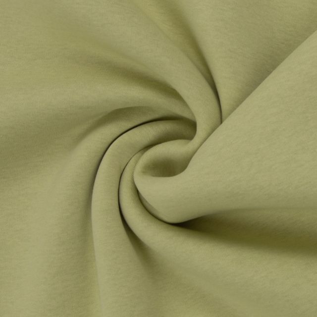 Heavy Brushed Sweat  "Hanni" Solid - Bright Green (Col. 763)