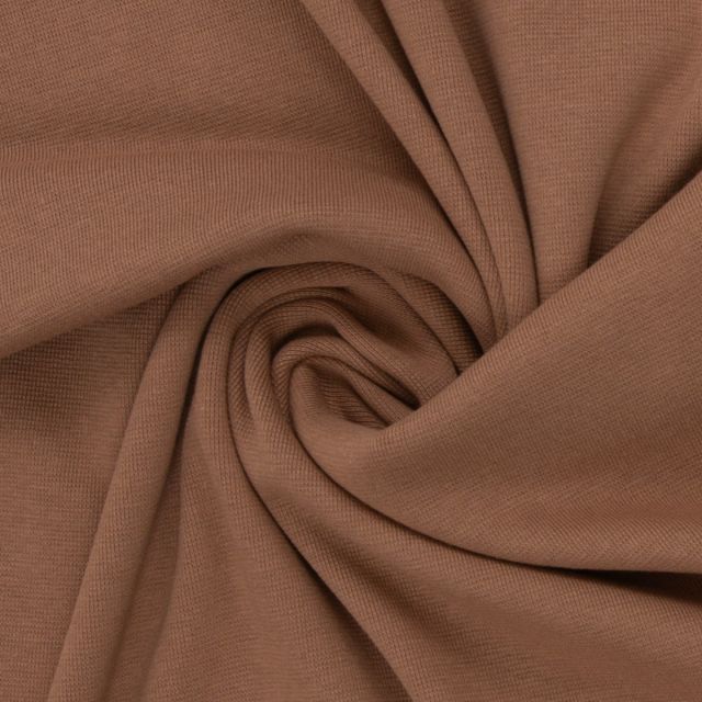 Smooth Medium Weight Ribbing  "Nanni" Solid - Light Terracotta (Col. 274)  Extra Wide 95cm Tube