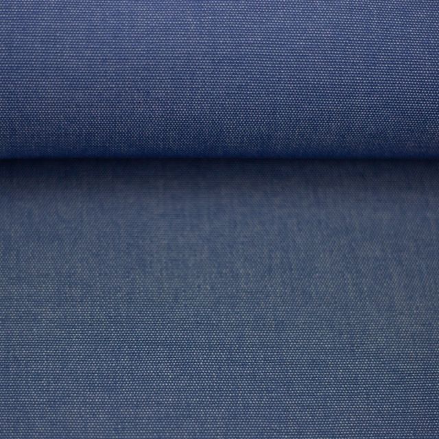Outdoor Canvas "Juist" 245 gsm - Water and Dirt Repellent - Col. 1744 Denim Blue Melange 