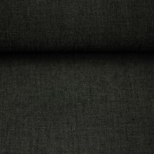 Outdoor Canvas "Juist" 245 gsm - Water and Dirt Repellent - Col. 1299 Black Melange 