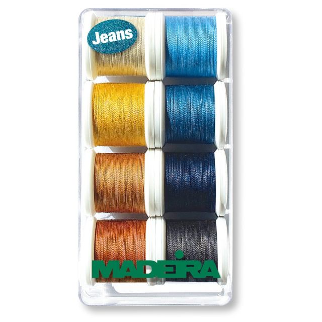 MADEIRA THREAD BOX - Aerofil 35 Jeans - 8 x 100m