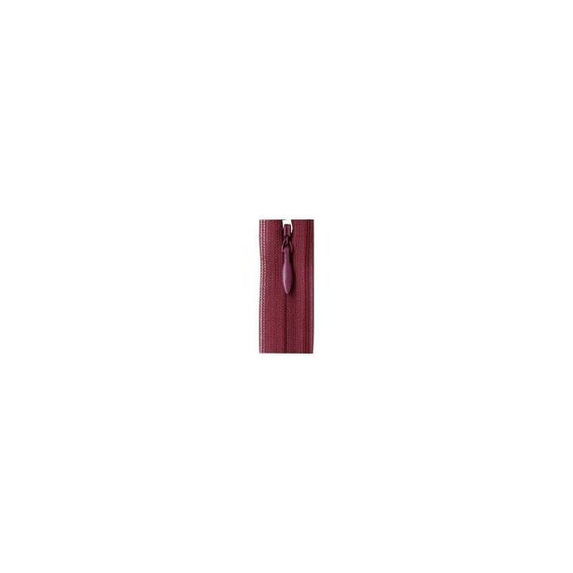 Invisible Zipper 20cm - Bordeaux