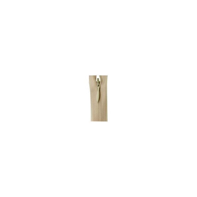Invisible Zipper 20cm - Light Brown