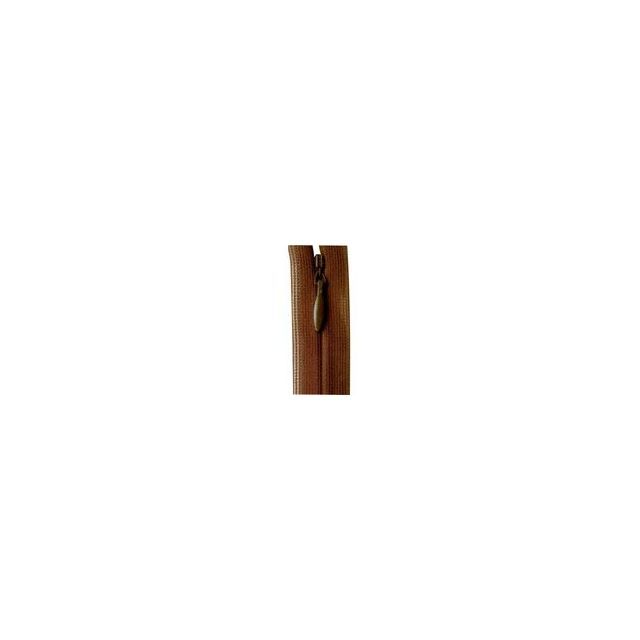 Invisible Zipper 20cm - Chestnut Brown