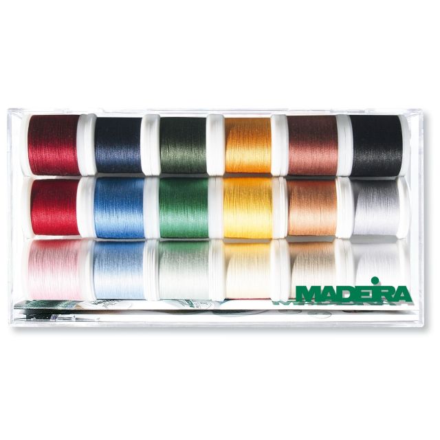 MADEIRA THREAD BOX -QUILTBOX COTONA No.30 - 18 x 200m