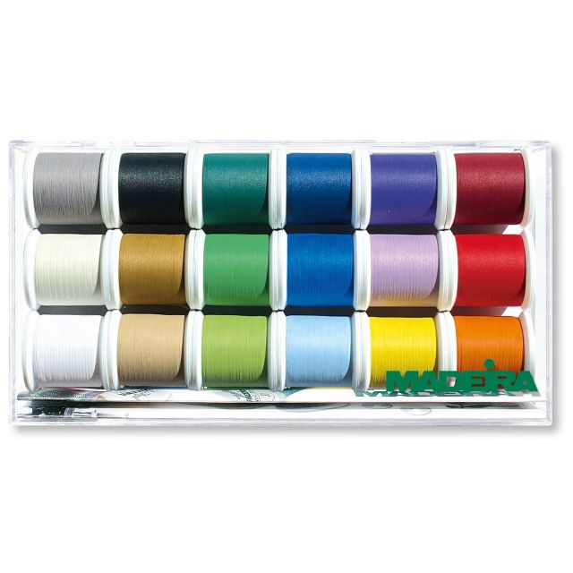 MADEIRA THREAD BOX - FROSTED MATT 40  - 18 x 200m
