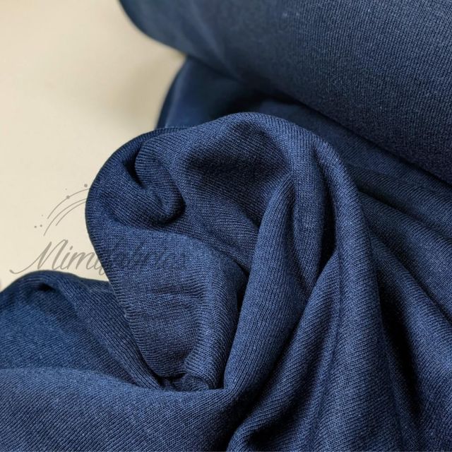 "Cloud Fleece" - Bamboo Cotton Blend - Dark Blue (Col. 04)