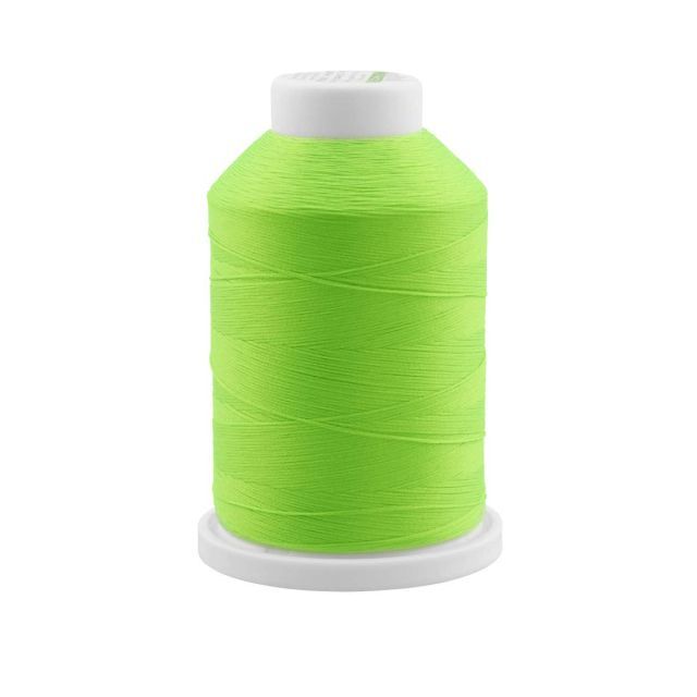 Aeroflock Madeira Woolly Nylon  Serger Thread 1100 Yards - 9950 Neon Green 