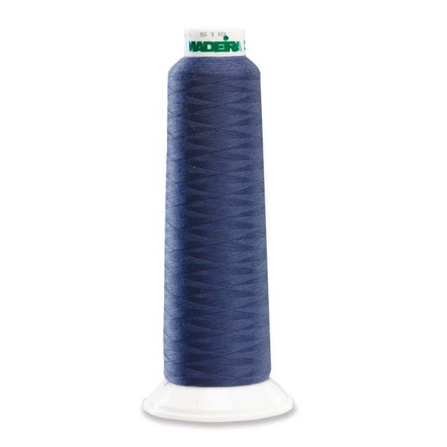 Madeira 8105 Polyester Serger Thread, Blue Steel 2000 Yd Cone