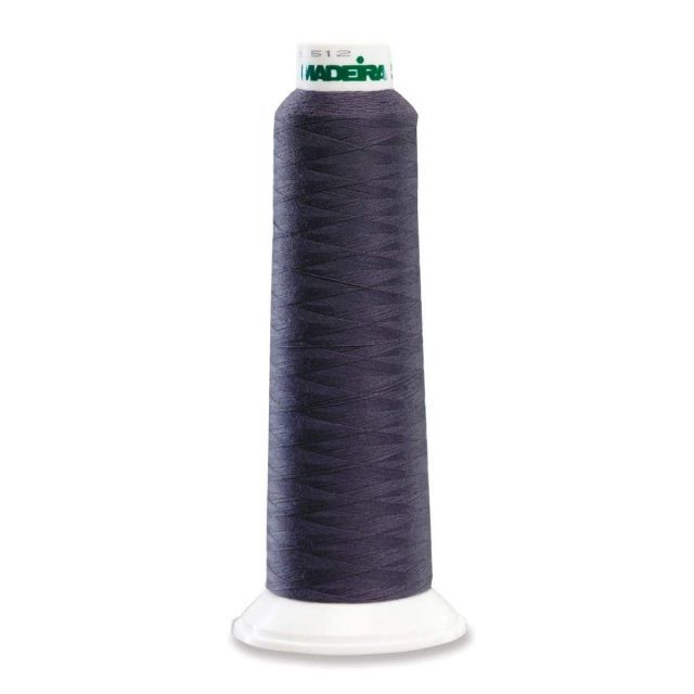 Madeira 8110 Polyester Serger Thread, Graphite 2000 Yd Cone