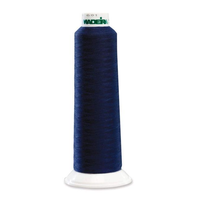 Madeira 8420 Polyester Serger Thread, Blue 2000 Yd Cone