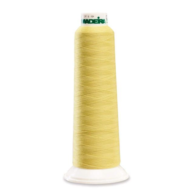 Madeira 8660 Polyester Serger Thread, Lemon 2000 Yd Cone