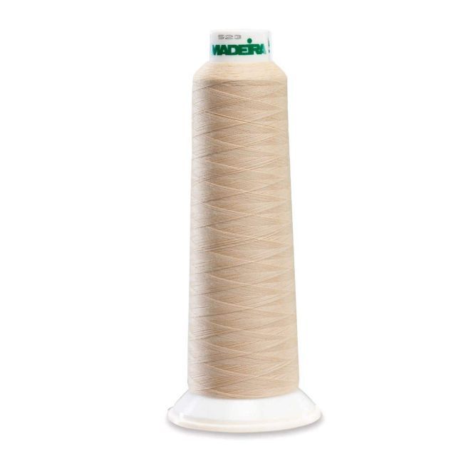 Madeira 8822 Polyester Serger Thread, Natural 2000 Yd Cone