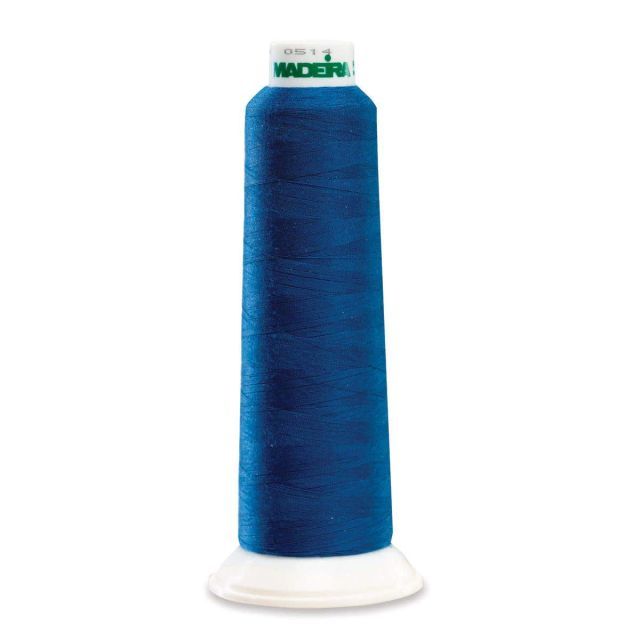 Madeira 8960 Polyester Serger Thread, Chicory 2000 Yd Cone