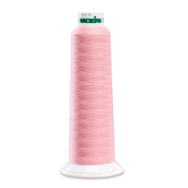 Madeira 9150 Polyester Serger Thread, Pink 2000 Yd Cone