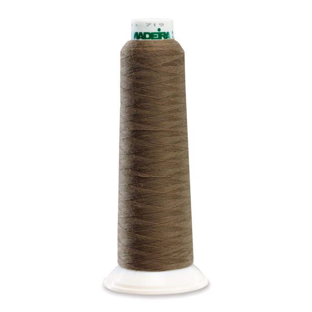 Madeira 9280 Polyester Serger Thread, Dark Taupe 2000 Yd Cone