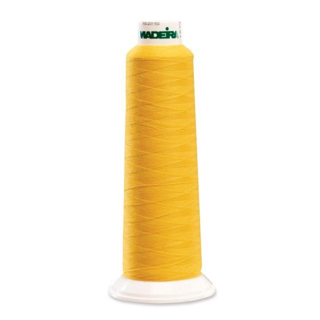 Madeira 9360 Polyester Serger Thread, Yellow 2000 Yd Cone
