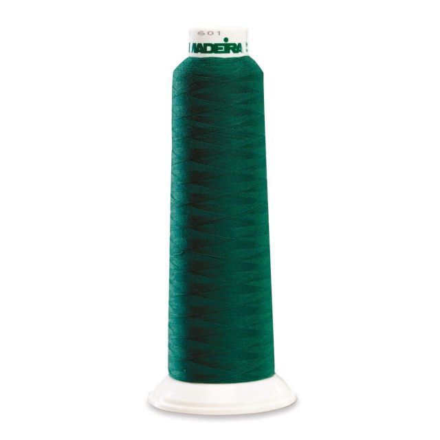 Madeira 9902 Polyester Serger Thread, Pine Green 2000 Yd Cone
