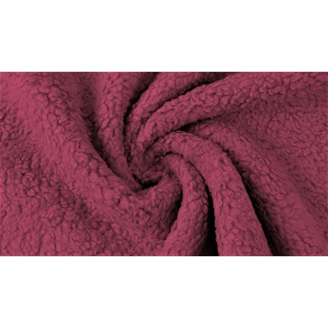 Sherpa Fleece - Red Blush