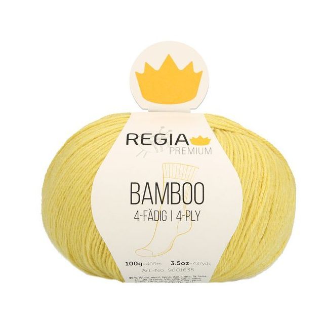 REGIA 4-Ply BAMBOO 100g -  Yellow Green