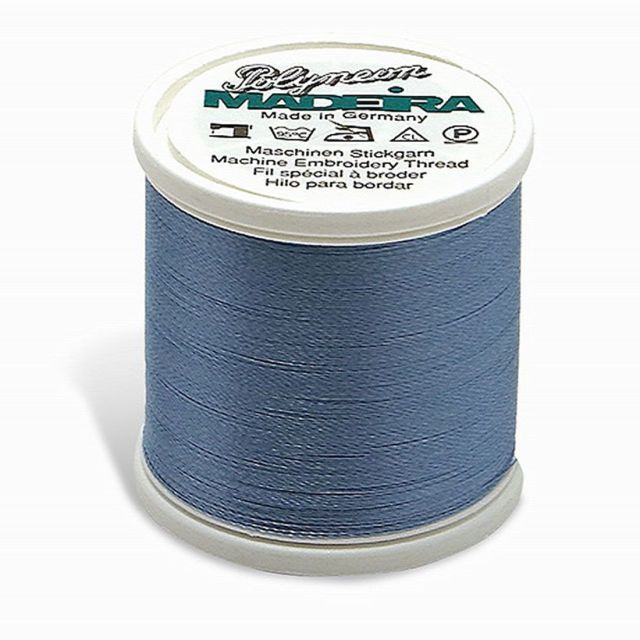 Madeira - 98451628 - Embroidery Thread - POLYNEON 40 OXFORD BLUE 440YD/400M  - Mimifabrics Canada