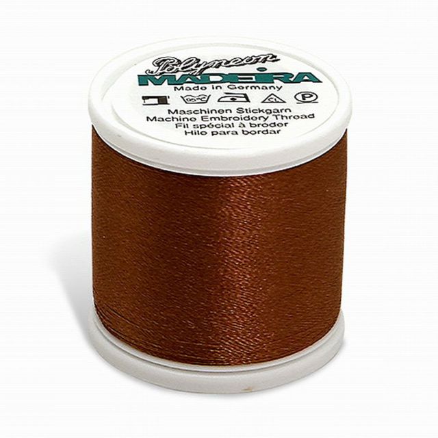 Madeira - 98451657 - Embroidery Thread - POLYNEON 40 TAWNEY TAN 440YD/400M  - Mimifabrics Canada