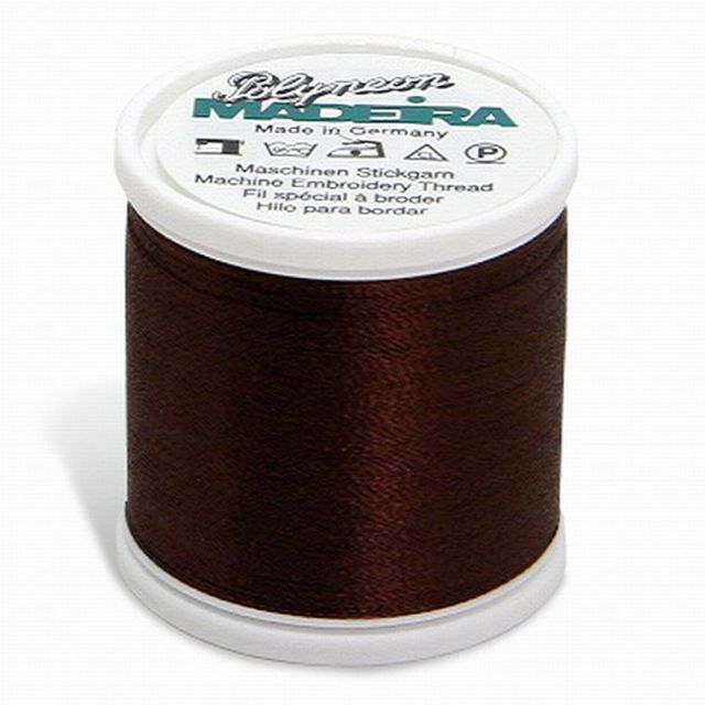 Madeira - 98451659 - Embroidery Thread - POLYNEON 40 MAHOGANY 440YD/400M  - Mimifabrics Canada