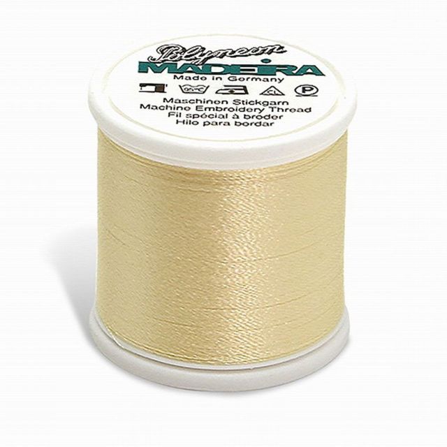 Madeira - 98451666 - Embroidery Thread - POLYNEON 40 PALE YELLOW 440YD/400M  - Mimifabrics Canada