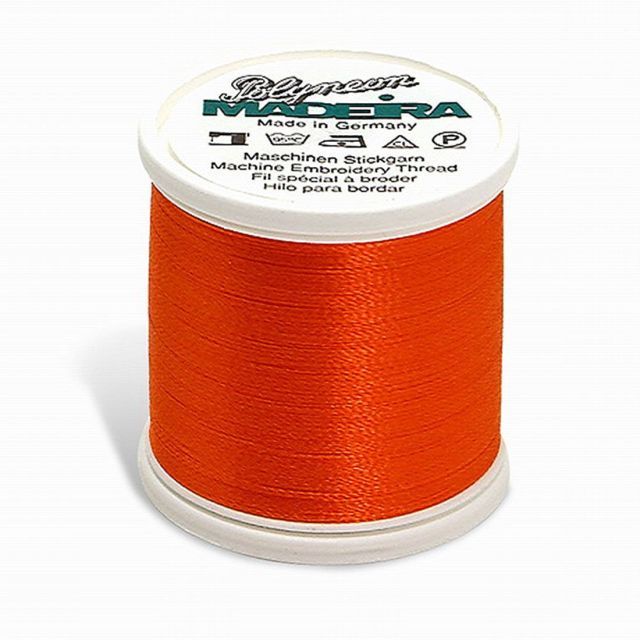 Madeira - 98451678 - Embroidery Thread - POLYNEON 40 TANGERINE 440YD/400M  - Mimifabrics Canada
