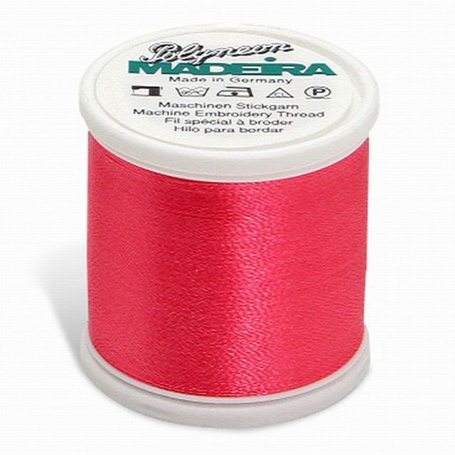 Madeira - 98451721 - Embroidery Thread - POLYNEON 40 DEEP ROSE 440YD/400M  - Mimifabrics Canada