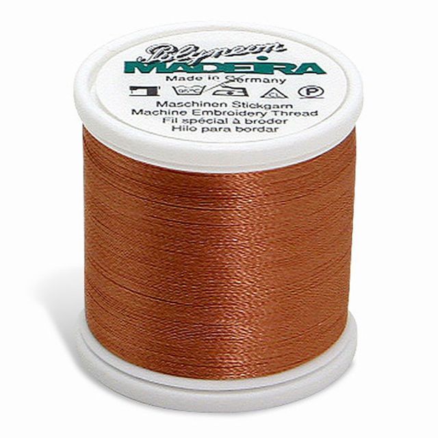 Madeira - 98451726 - Embroidery Thread - POLYNEON 40 TAN 440YD/400M  - Mimifabrics Canada