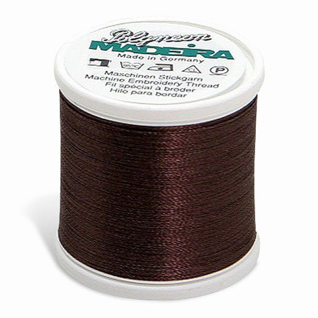 Madeira - 98451744 - Embroidery Thread - POLYNEON 40 BROWN 440YD/400M  - Mimifabrics Canada