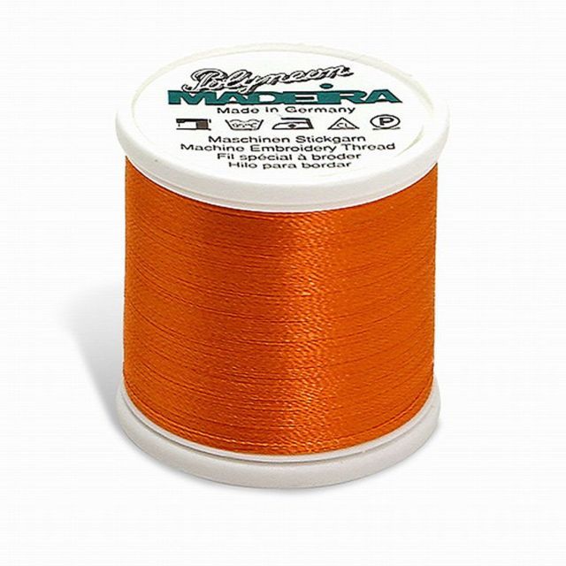 Madeira - 98451765 - Embroidery Thread - POLYNEON 40 TRUE ORANGE 440YD/400M  - Mimifabrics Canada
