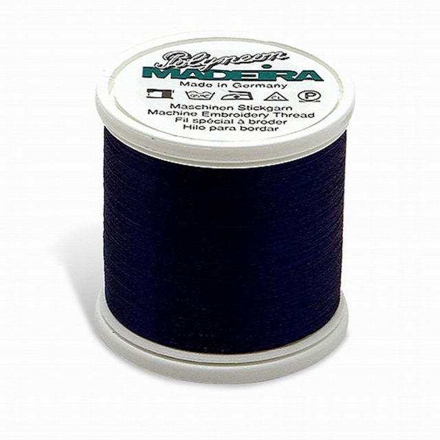 Madeira - 98451767 - Embroidery Thread - POLYNEON 40 FIRE BLUE 440YD/400M  - Mimifabrics Canada