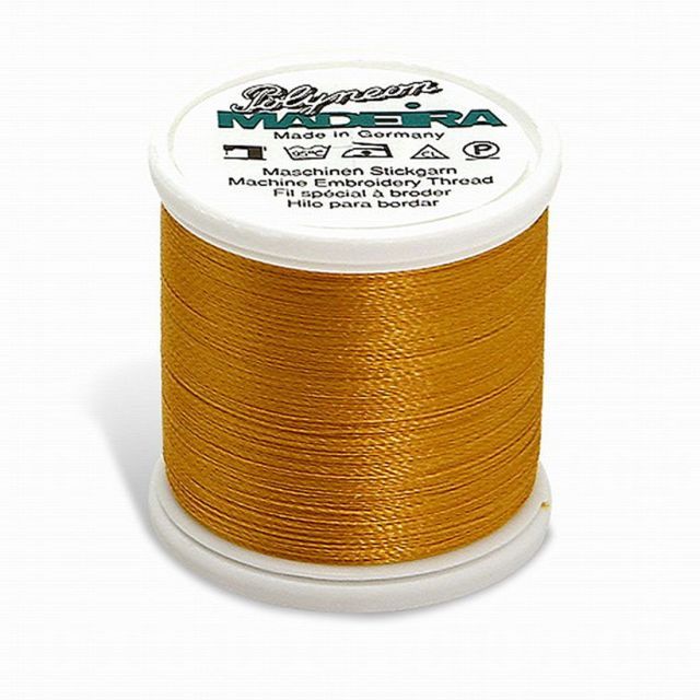 Madeira - 98451772 - Embroidery Thread - POLYNEON 40 GOLD YELLOW 440YD/400M  - Mimifabrics Canada