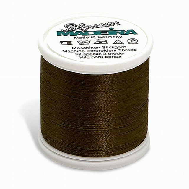 Madeira - 98451796 - Embroidery Thread - POLYNEON 40 ARMY GREEN 440YD/400M  - Mimifabrics Canada