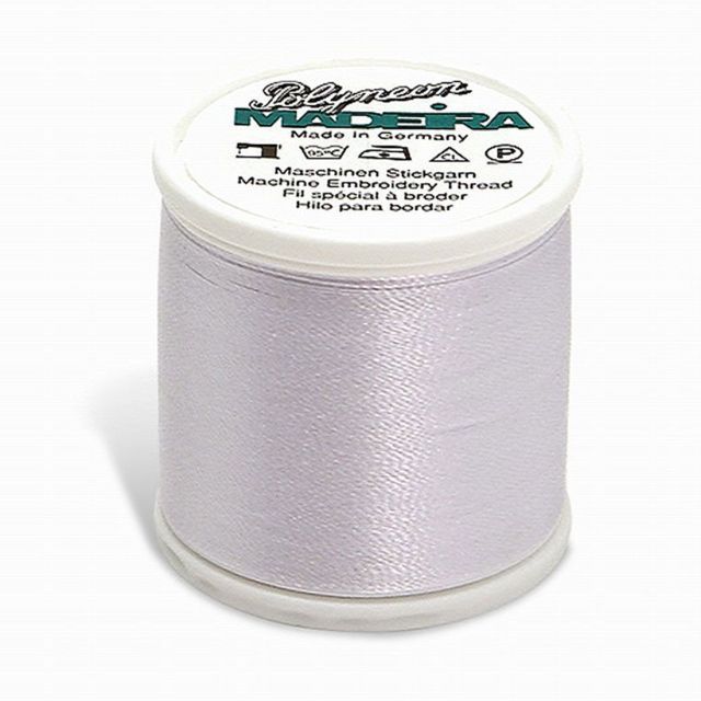 Madeira - 98451801 - Embroidery Thread - POLYNEON 40 BRIGHT WHITE 440YD/400M  - Mimifabrics Canada