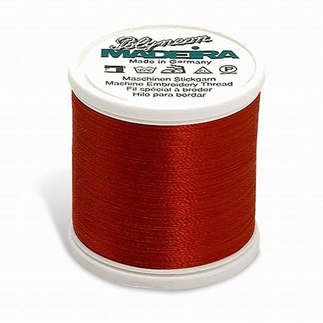 Madeira - 98451821 - Embroidery Thread - POLYNEON 40 RUST 440YD/400M  - Mimifabrics Canada