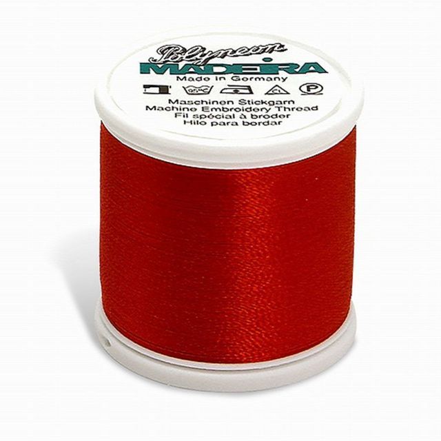 Madeira - 98451838 - Embroidery Thread - POLYNEON 40 POPPY RED 440YD/400M  - Mimifabrics Canada