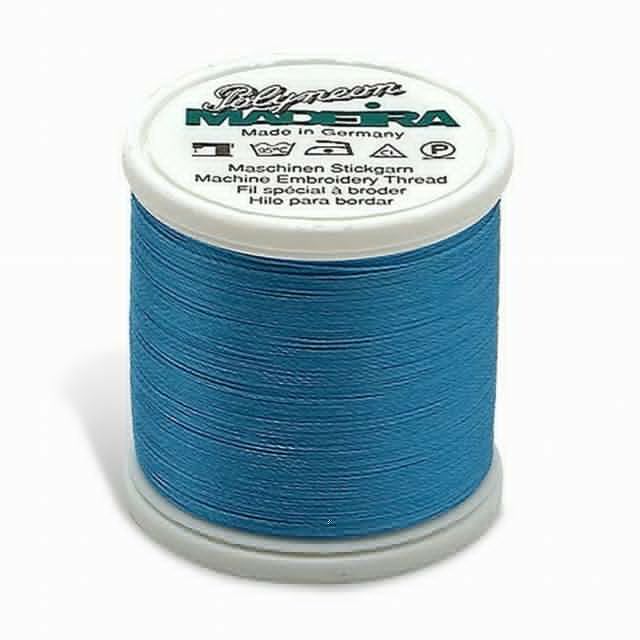 Madeira - 98451893 - Embroidery Thread - POLYNEON 40 CRYSTAL BLUE 440YD/400M  - Mimifabrics Canada